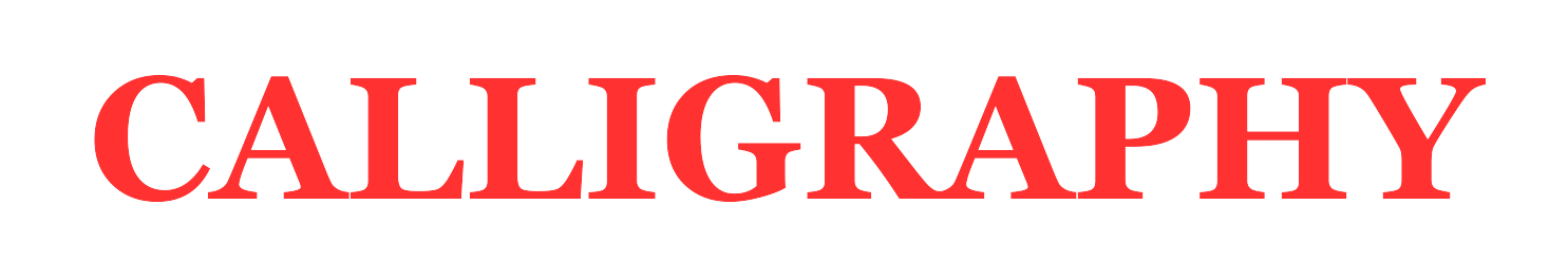 Calligraphy logo